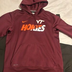 Nike Burgundy Therma-Fit Hoodie